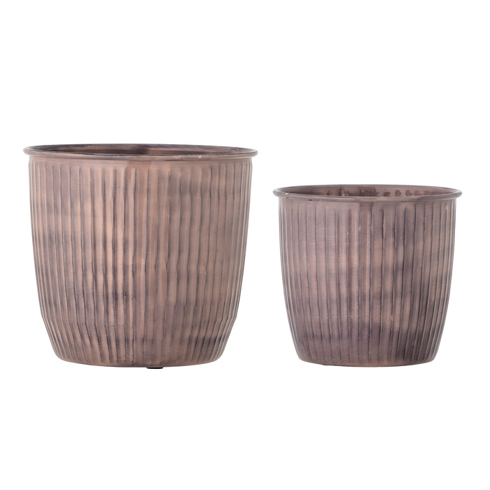 Bloomingville Bloempot Kenzie Set van 2 stuks - Roze