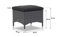 Garden Collections Denver lounge voetenbank