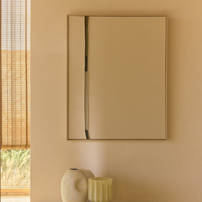 Kave Home Schilderij Deravia 100 x 80cm - Beige - ThatLyfeStyle