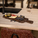 By-Boo Serveerplank Plancha Mangohout 74cm - Zwart