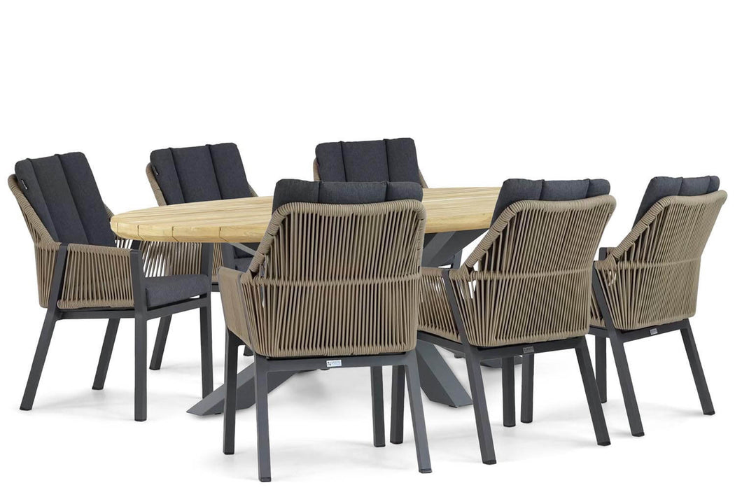 Lifestyle Verona/Diogo 240 cm dining tuinset 7-delig - 21566