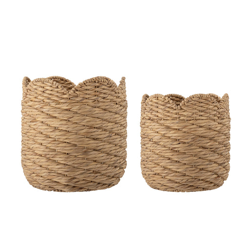 Bloomingville Mand Liam Waterhyacint, Set van 2 stuks - Naturel - ThatLyfeStyle