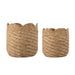 Bloomingville Mand Liam Waterhyacint, Set van 2 stuks - Naturel