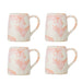 Bloomingville Mok Winnie Set van 4 stuks - Roze