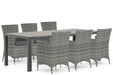 Domani Miami/Young 217 cm dining tuinset 7-delig