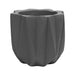 QUVIO Bloempot cement - 15 x 15 x 14 cm - Grijs