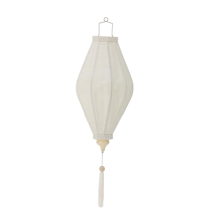 Bloomingville Decoratie Pomp Bamboe en stof - Wit
