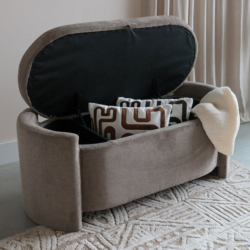 ZILT Halbank Ruthy Met opbergruimte - Taupe
