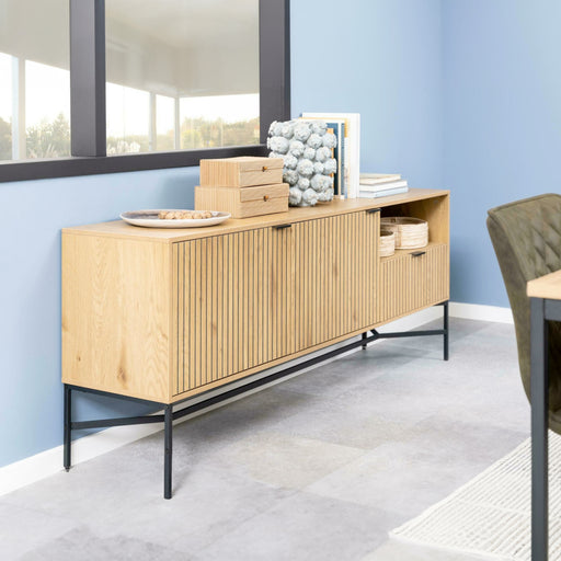 Bendt Dressoir Lisette Wild Eikenlook, 180cm - Naturel - ThatLyfeStyle