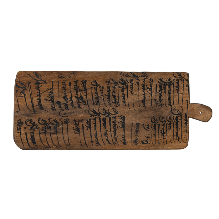 Bloomingville Dienblad Gratia Hout, 53 x 20cm - Bruin