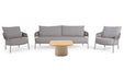 4 Seasons Outdoor Calma/Ronda 70x70 cm stoel-bank loungeset 4-delig
