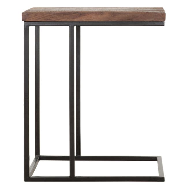 DTP Home Laptoptafel 'Timber' Hout en staal, 38 x 53cm - ThatLyfeStyle
