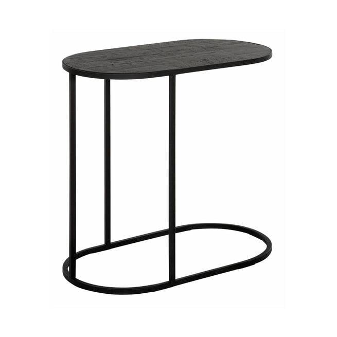 DTP Home Ovale Laptoptafel 'Terra' Teakhout, 65 x 35cm - ThatLyfeStyle