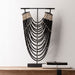 MUST Living Ornament Magic Black Houten kralen, 51cm hoog - Zwart