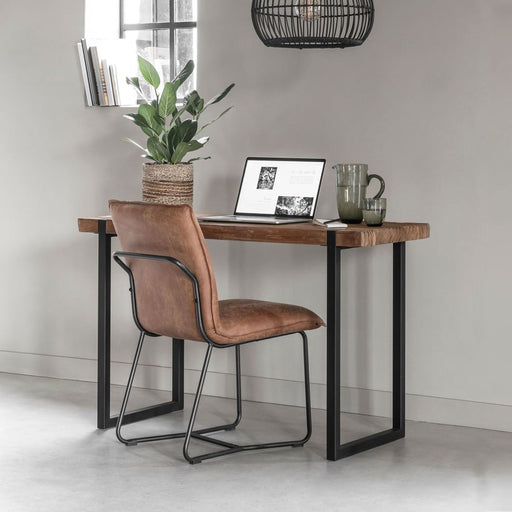 DTP Home Bureau Beam Teakhout, 120 x 50cm - Naturel - ThatLyfeStyle