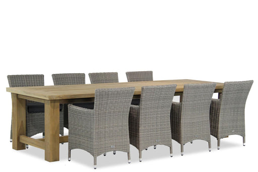Garden Collections Dublin/Fourmile 300 cm dining tuinset 9-delig