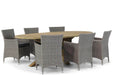 Garden Collections Dublin/Boston 240 cm dining tuinset 7-delig