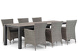 Garden Collections Dublin/Valley 240 cm dining tuinset 7-delig