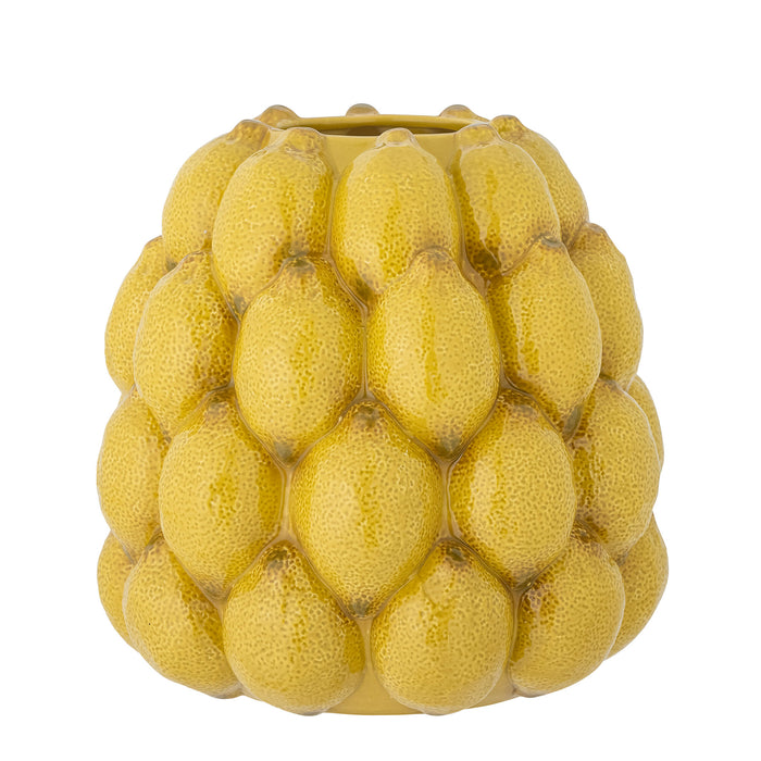 Bloomingville Vaas Limone 22cm hoog - Geel