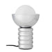 Bloomingville Tafellamp Spike Glas en ijzer, 32cm hoog - Zilver