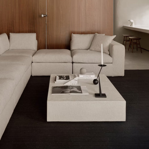 Ethnicraft Salontafel Elements Microcement, 120 x 90cm - Off White