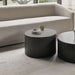 Ethnicraft Ronde Salontafel Roller Max Gevernist Mahoniehout - Donkerbruin