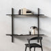 Ethnicraft Hangend Bureau PI Gevernist Mahoniehout, 140 x 48cm - Donkerbruin
