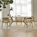 Ethnicraft Eettafel X Geolied Eikenhout - Naturel