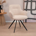 Sohome Draaibare Eetkamerstoel Aimée Bouclé - Beige - ThatLyfeStyle