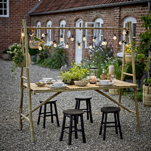 Bloomingville Outoor Eettafel Malo Bamboe, 178 x 75cm - Naturel - ThatLyfeStyle