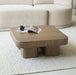 Eleonora Salontafel Harmonie Eiken, 80 x 80cm - Bruin - Vierkant - Japandi