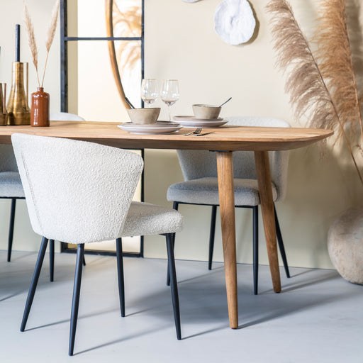 Eleonora Eettafel Tabassum Teakhout - Japandi