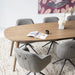 Eleonora Deens Ovale Eettafel Elijah Eiken, 220 x 100cm - Bruin - Ovaal - Japandi