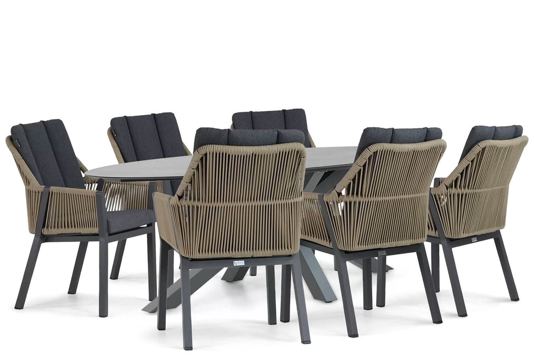 Lifestyle Verona/Ellisse 240 cm dining tuinset 7-delig - 21216