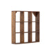 Bloomingville Wandrek Tilo Gerecycled hout, 53 x 53cm - Bruin