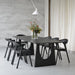 Ethnicraft Eettafel Geometric Gevernist Eikenhout - Zwart