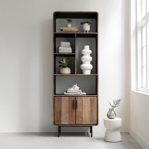 DTP Home Wandkast Evo Teakhout, 220 x 80cm - Bruin
