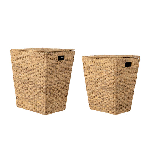 Bloomingville Wasmand Mios Waterhyacint, Set van 2 stuks - Naturel - ThatLyfeStyle