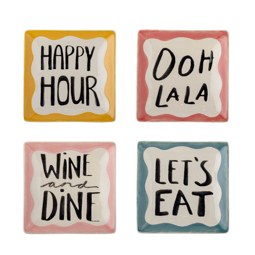 Bloomingville Bord Soline Set van 4 stuks - Meerkleurig - ThatLyfeStyle
