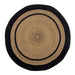 Bloomingville Rond Vloerkleed Lune Zeegras en jute, 120cm - Naturel