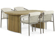 4 Seasons Outdoor Allora/Falcon 180 cm dining tuinset 5-delig - 22966