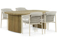 4 Seasons Outdoor Allora/Falcon 180 cm dining tuinset 5-delig - 22963