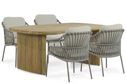 4 Seasons Outdoor Capalbio/Falcon 180 cm dining tuinset 5-delig