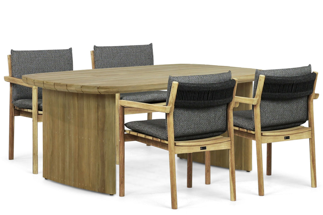 Santika Suka/Falcon 180 cm dining tuinset 5-delig - 22951