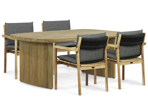 Santika Suka/Falcon 180 cm dining tuinset 5-delig - 22951