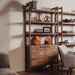 Tower Living Wandrek Falcone met 2 deuren, acaciahout, 200 x 90 cm - bruin