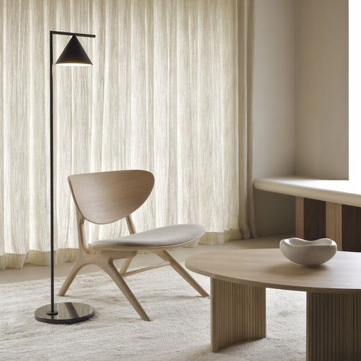 Ethnicraft Fauteuil Eye Gevernist Eikenhout en Stof - Off White
