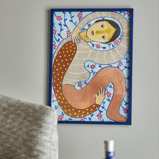 Bloomingville Schilderij Floriesta 72 x 52cm - Meerkleurig - ThatLyfeStyle