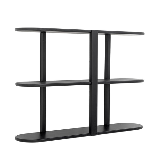 Bloomingville Wandrek Vicente Hout, 55 x 80cm - Zwart - ThatLyfeStyle