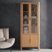 DTP Home Vitrinekast Forte Teakhout, 210 x 80cm - Bruin